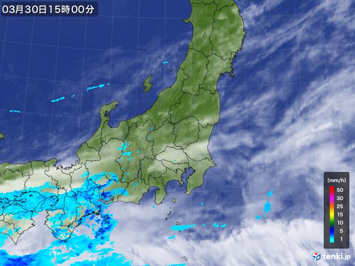 実況天気図(2020年03月30日)