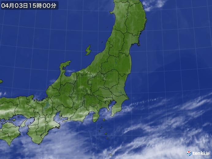 実況天気図(2020年04月03日)