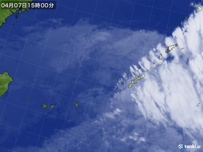 実況天気図(2020年04月07日)