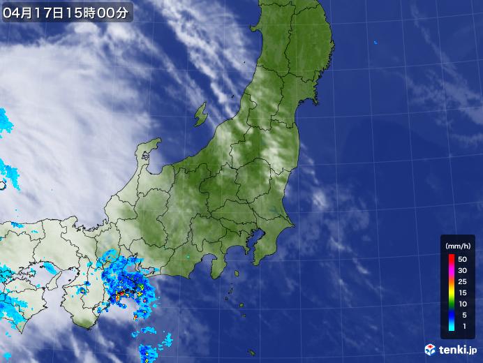 実況天気図(2020年04月17日)