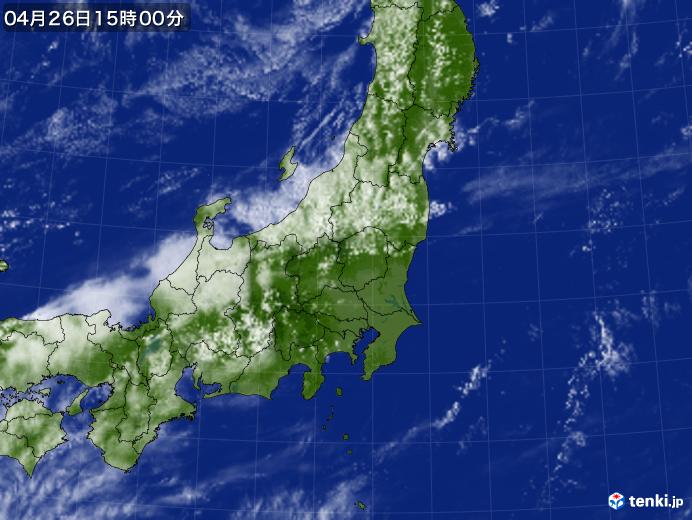 実況天気図(2020年04月26日)