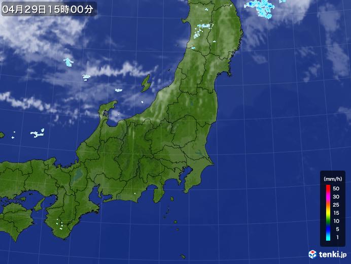 実況天気図(2020年04月29日)