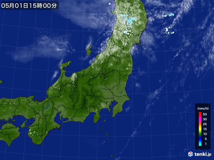 実況天気図(2020年05月01日)