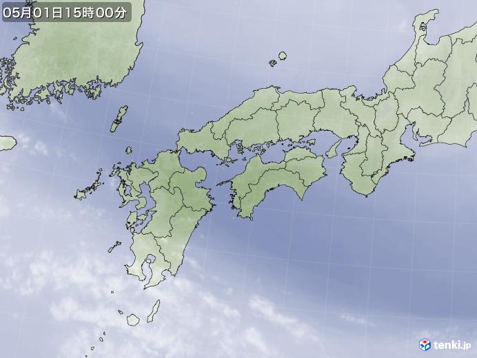 実況天気図(2020年05月01日)