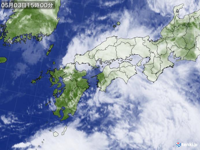 実況天気図(2020年05月03日)
