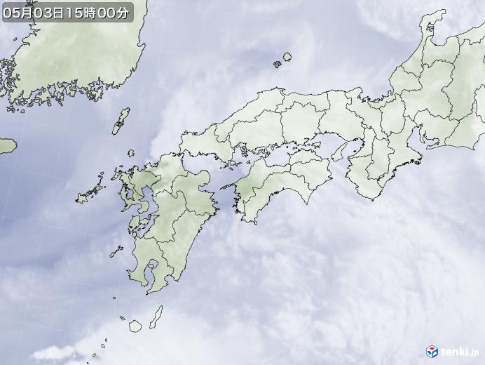 実況天気図(2020年05月03日)