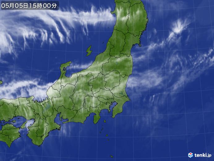 実況天気図(2020年05月05日)