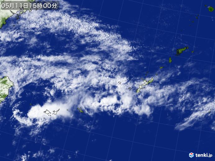 実況天気図(2020年05月11日)