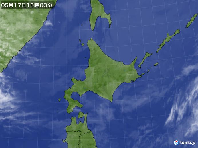 実況天気図(2020年05月17日)