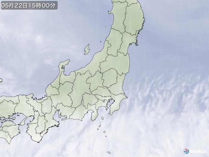 実況天気図(2020年05月22日)