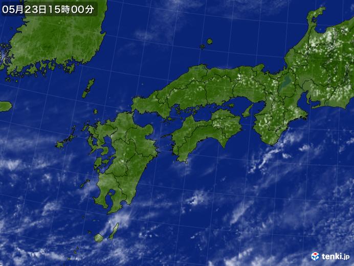 実況天気図(2020年05月23日)