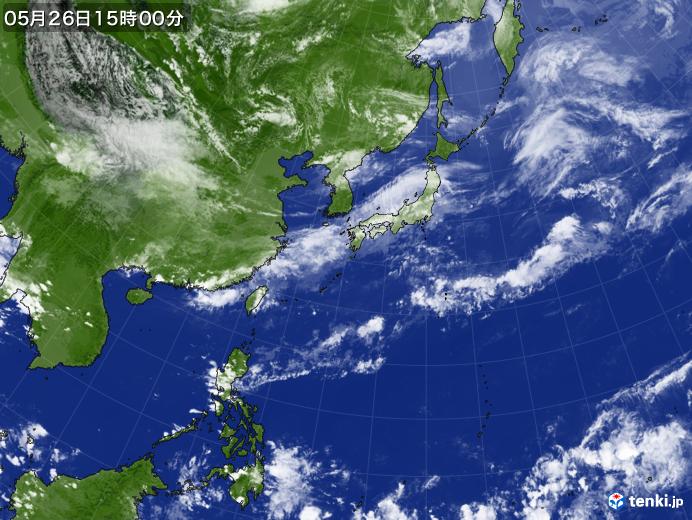 実況天気図(2020年05月26日)