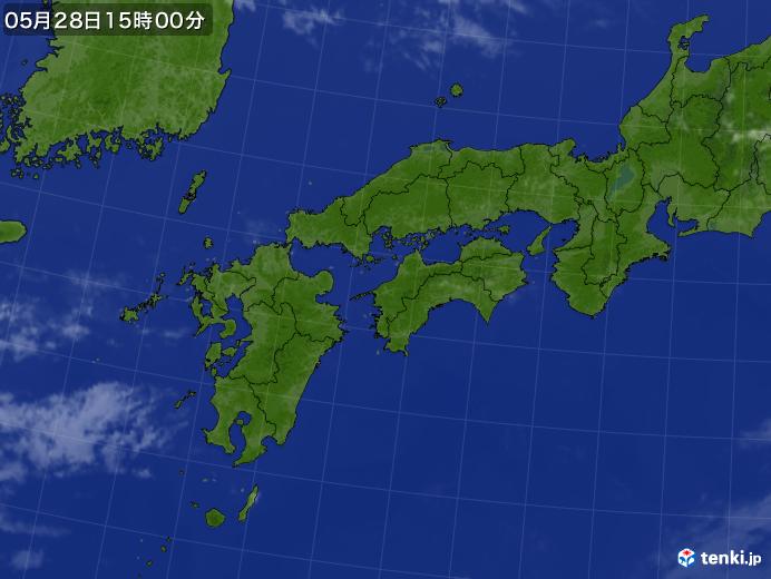 実況天気図(2020年05月28日)