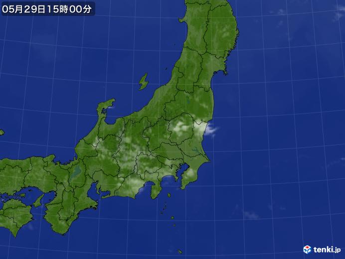 実況天気図(2020年05月29日)
