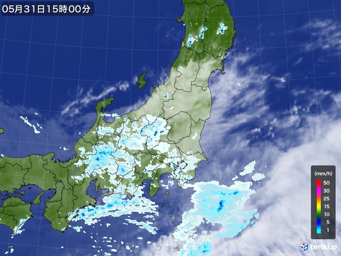 実況天気図(2020年05月31日)