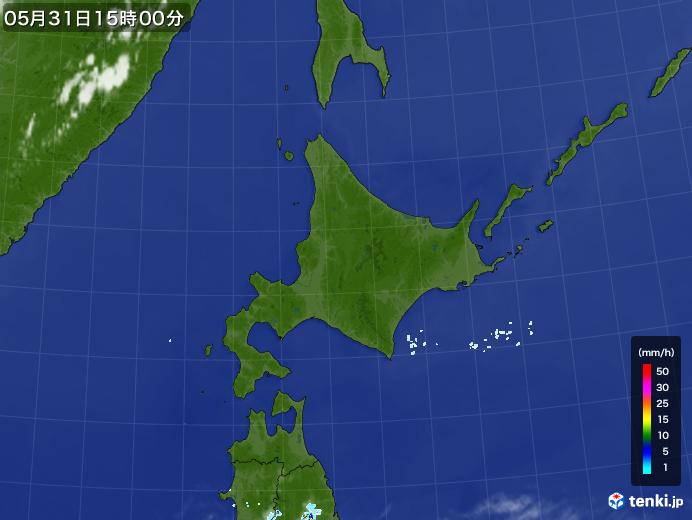 実況天気図(2020年05月31日)