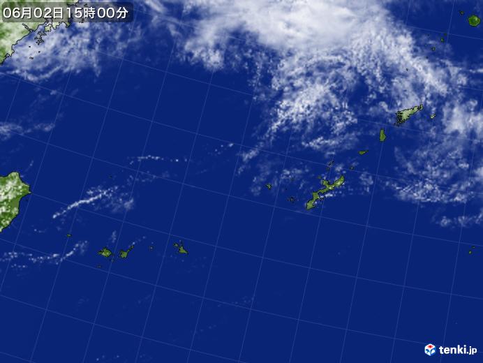 実況天気図(2020年06月02日)