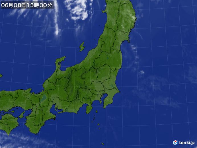 実況天気図(2020年06月08日)