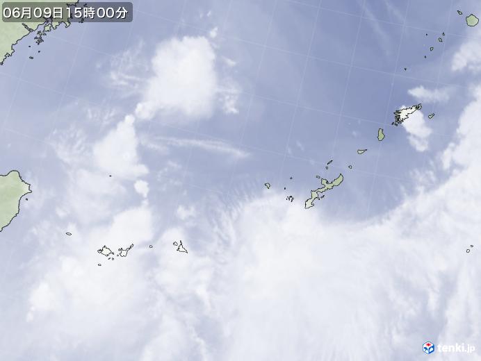 実況天気図(2020年06月09日)