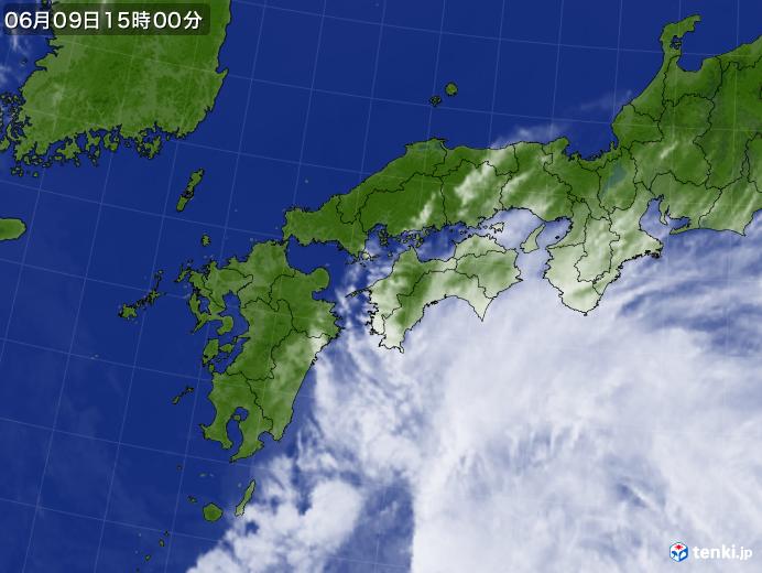 実況天気図(2020年06月09日)