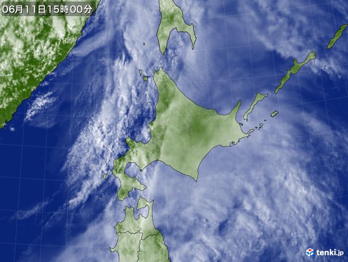 実況天気図(2020年06月11日)