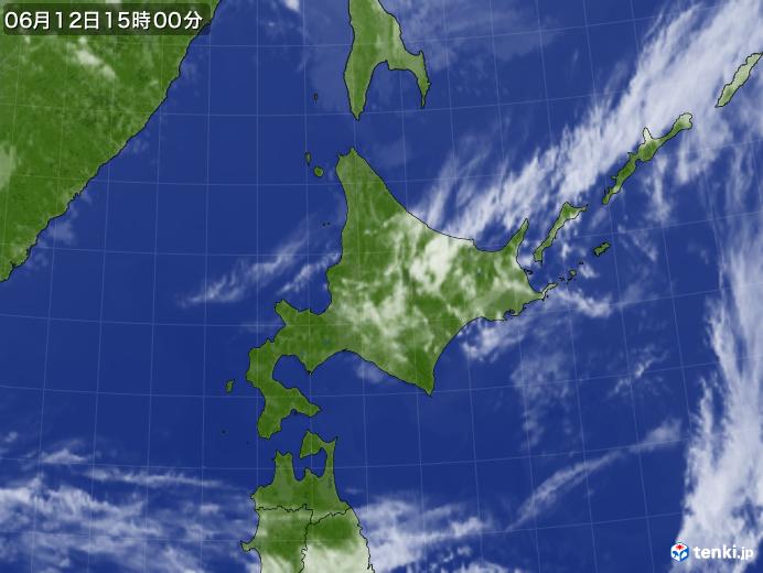 実況天気図(2020年06月12日)