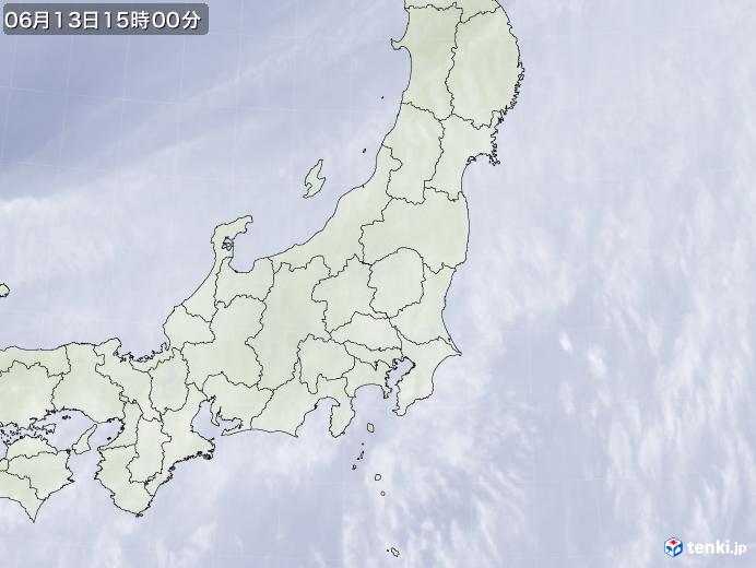 実況天気図(2020年06月13日)