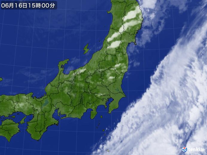 実況天気図(2020年06月16日)
