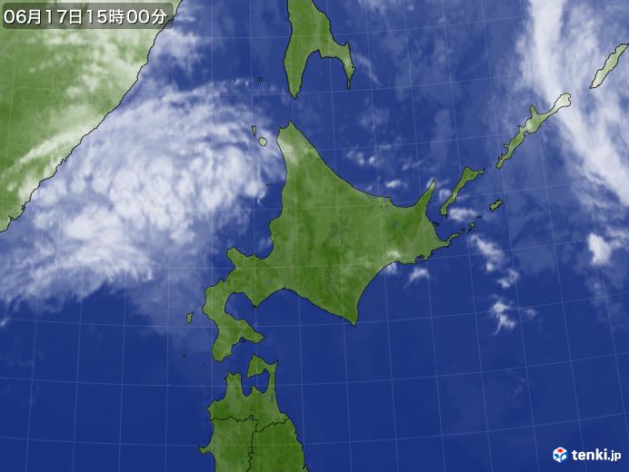 実況天気図(2020年06月17日)