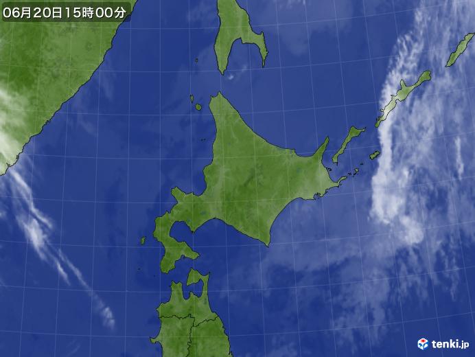 実況天気図(2020年06月20日)