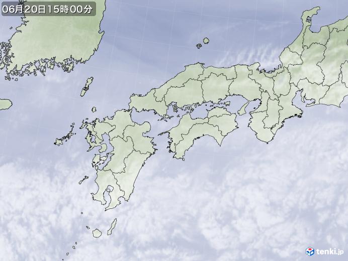 実況天気図(2020年06月20日)