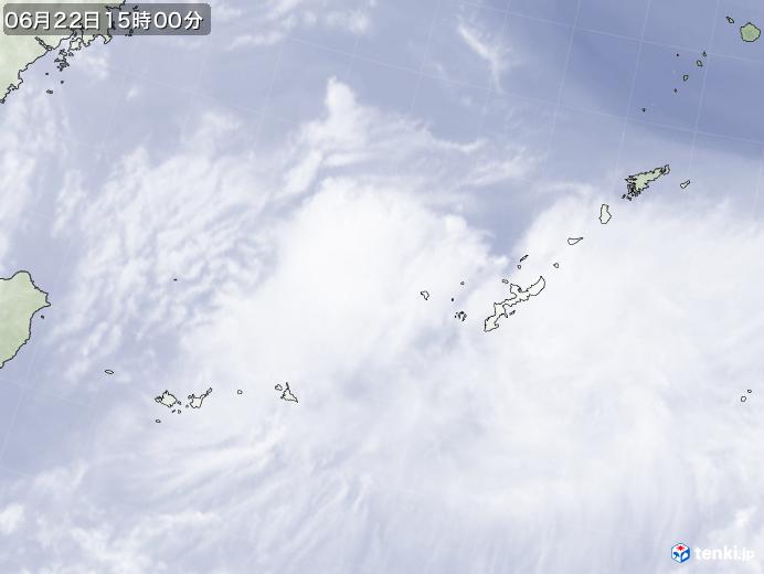 実況天気図(2020年06月22日)