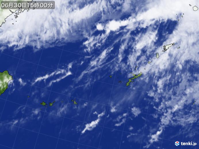 実況天気図(2020年06月30日)