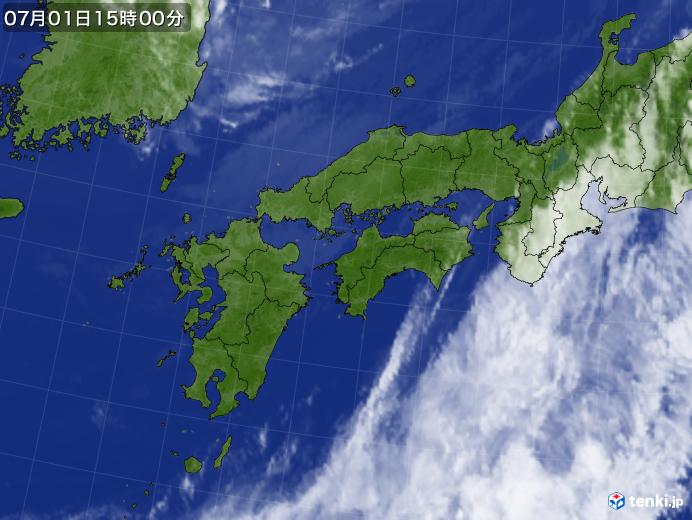 実況天気図(2020年07月01日)