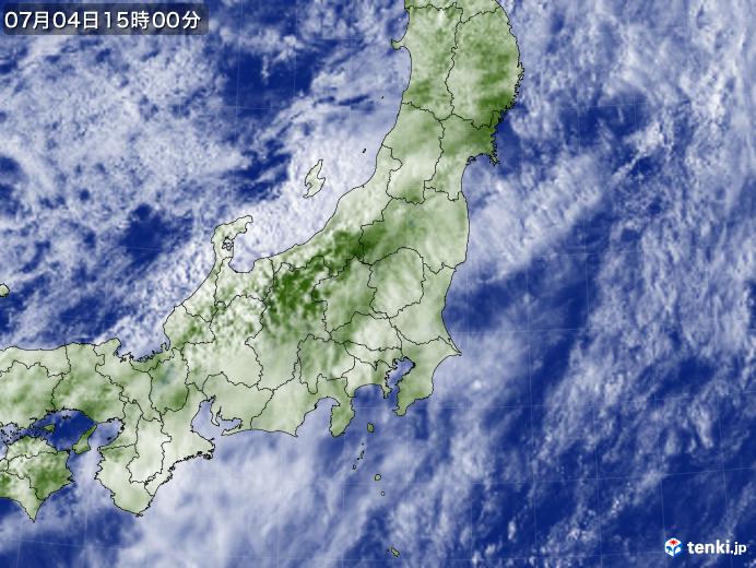 実況天気図(2020年07月04日)