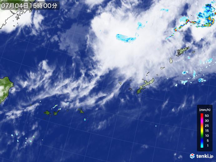 実況天気図(2020年07月04日)