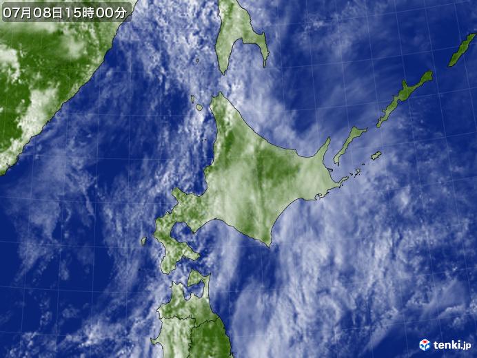 実況天気図(2020年07月08日)