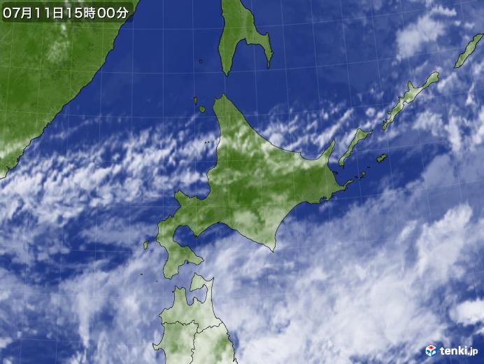 実況天気図(2020年07月11日)