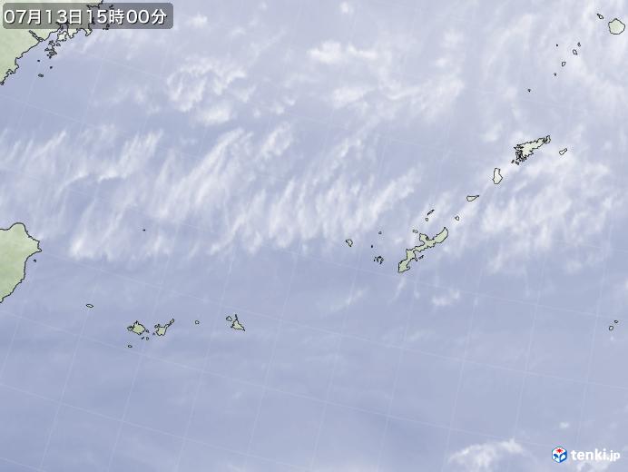 実況天気図(2020年07月13日)