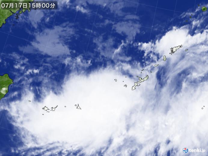 実況天気図(2020年07月17日)