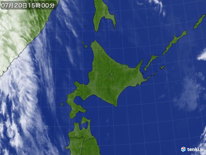 実況天気図(2020年07月20日)