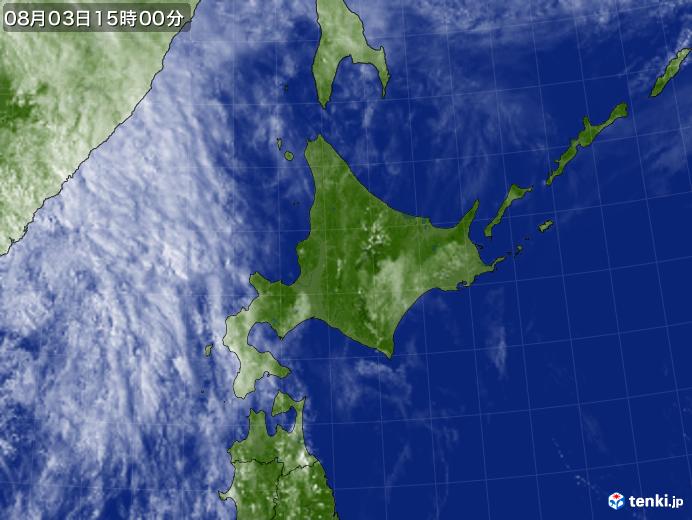 実況天気図(2020年08月03日)