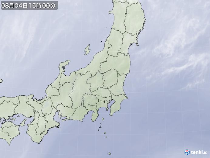 実況天気図(2020年08月04日)