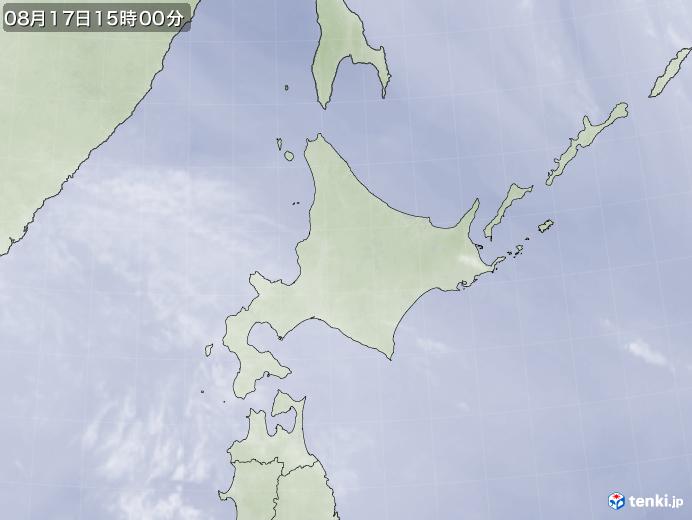 実況天気図(2020年08月17日)