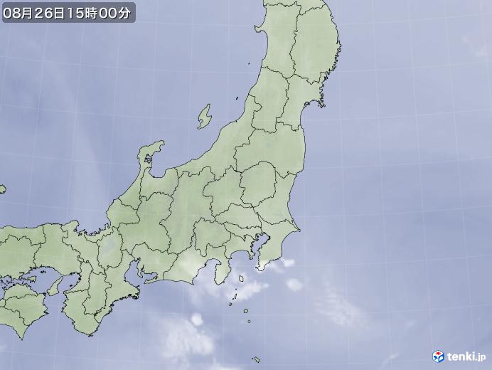 実況天気図(2020年08月26日)