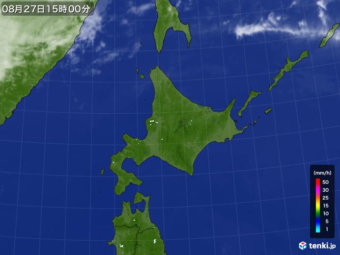 実況天気図(2020年08月27日)