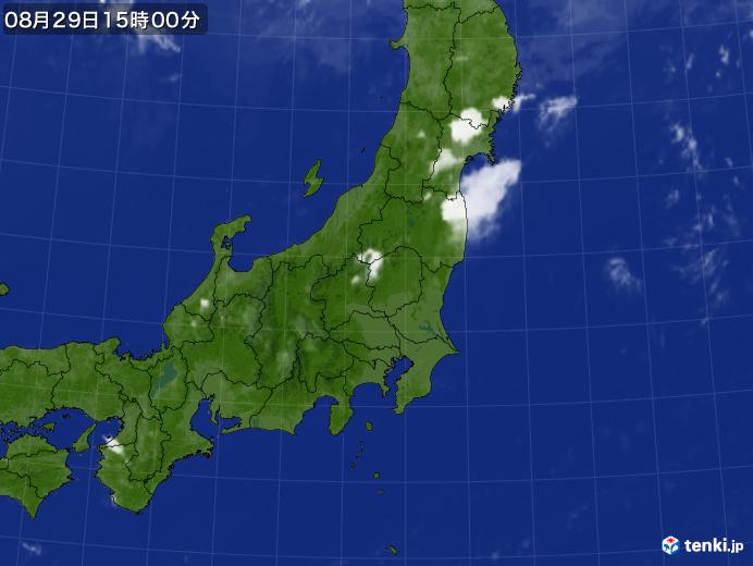 実況天気図(2020年08月29日)