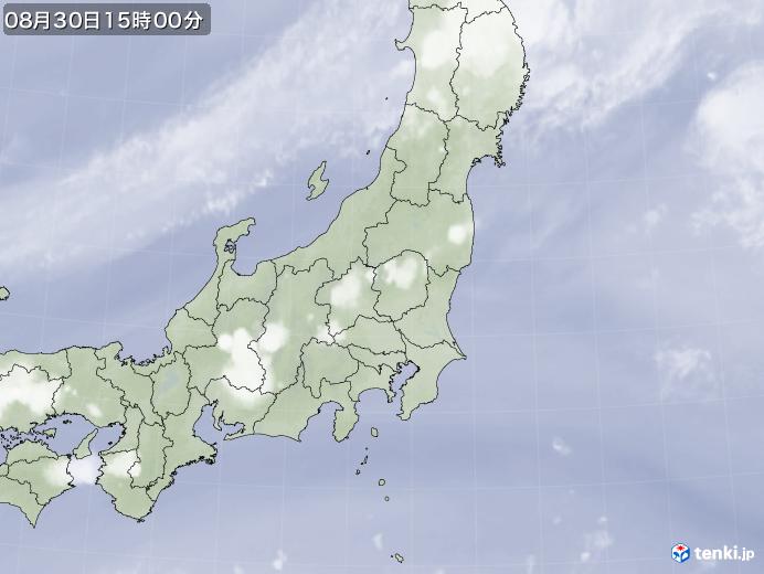 実況天気図(2020年08月30日)