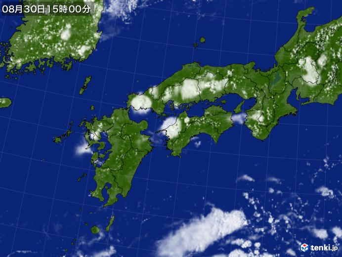 実況天気図(2020年08月30日)