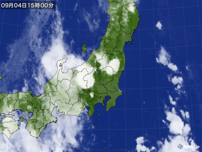 実況天気図(2020年09月04日)